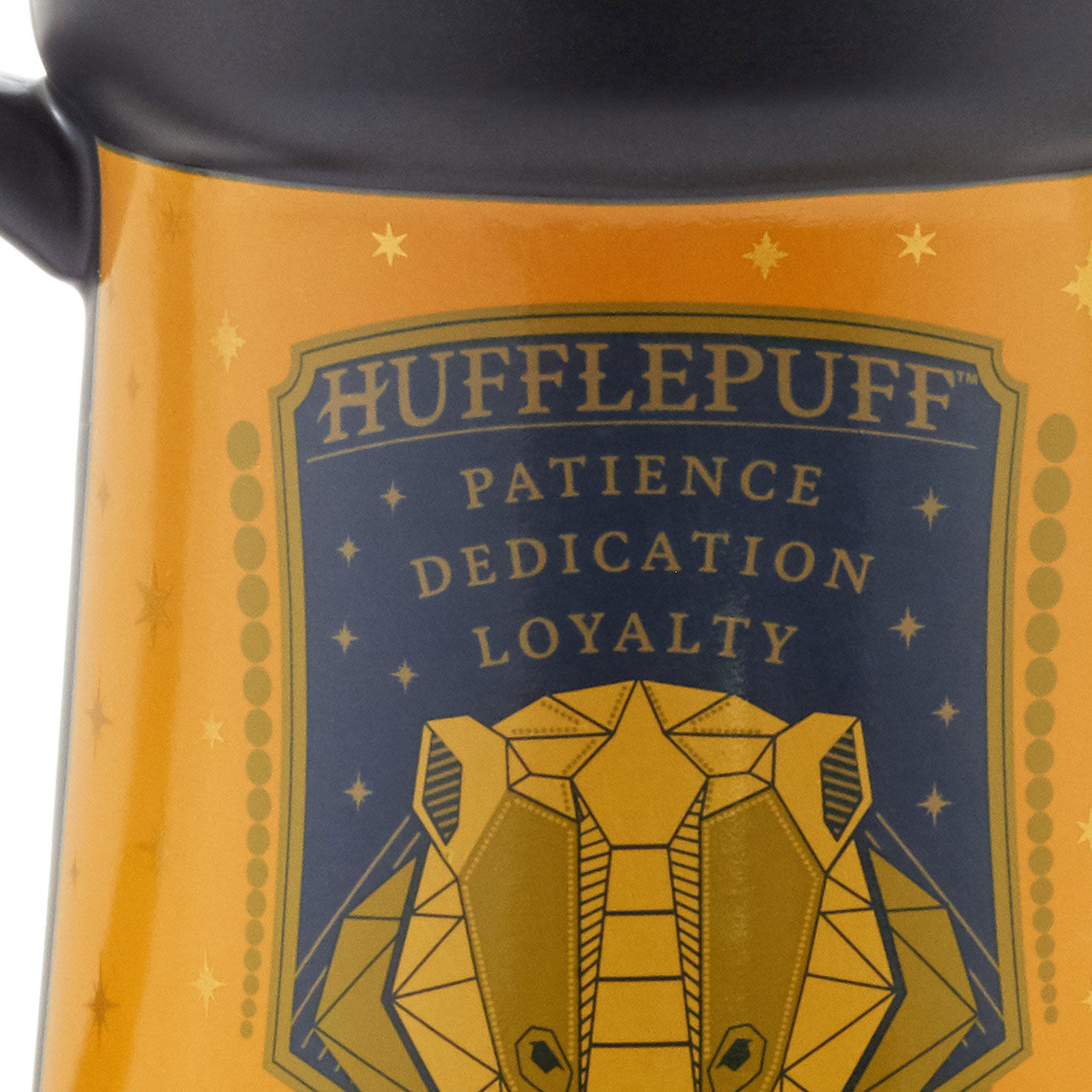 Stein-Shaped Hufflepuff Color-Changing Mug upclose view image number 5