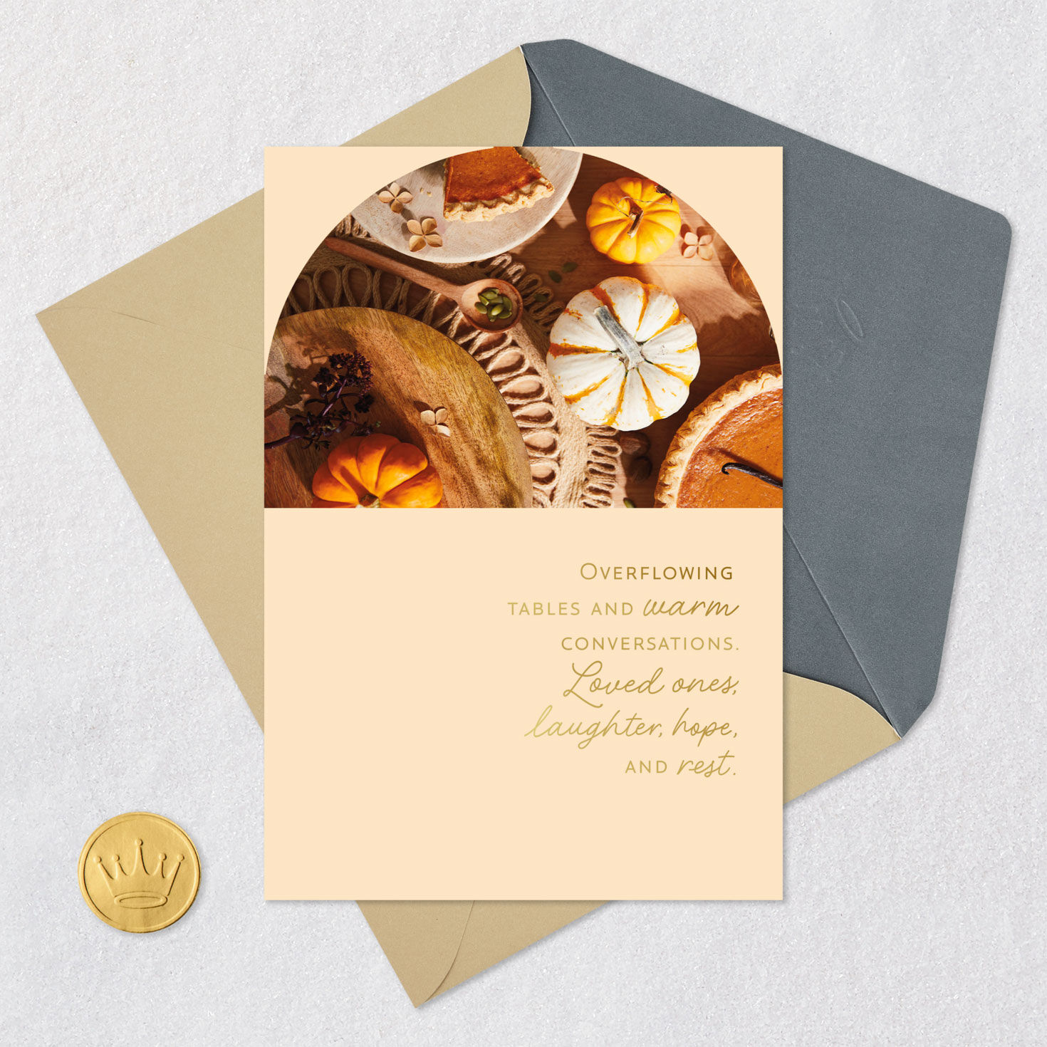 A Day Filled With Everything Wonderful Thanksgiving Card for only USD 2.99 | Hallmark