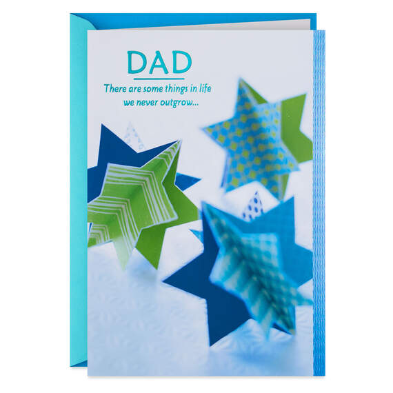 Some Things We Never Outgrow Hanukkah Card for Dad, , large image number 1