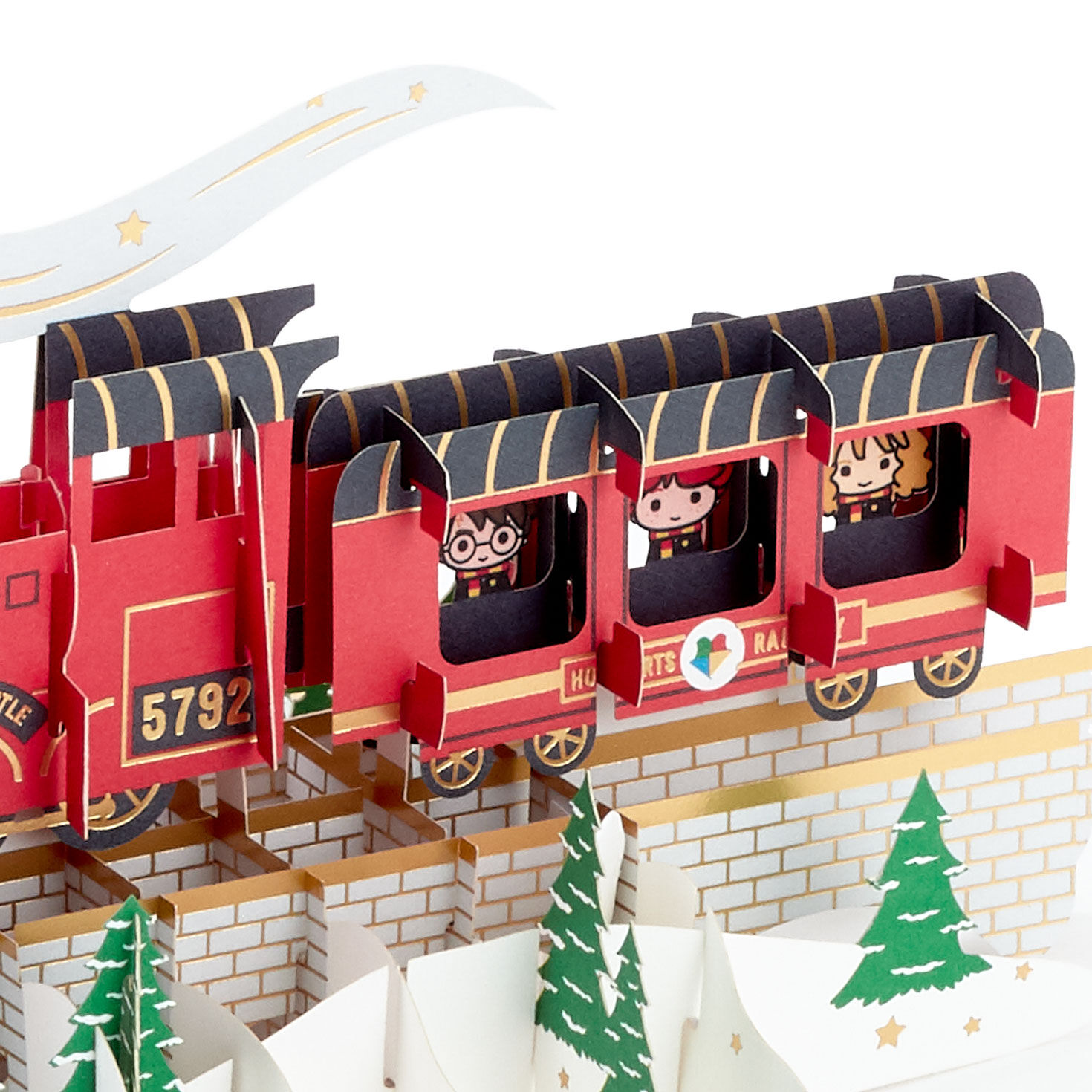 Harry Potter™ Hogwarts™ Express 3D Pop-Up Christmas Card for only USD 14.99 | Hallmark