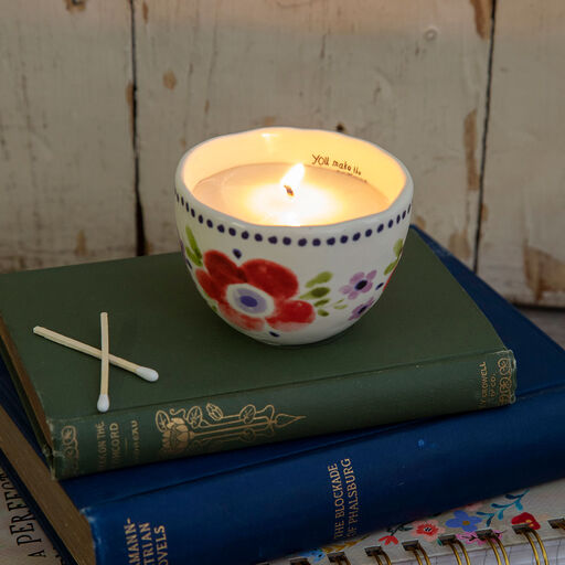 Natural Life Neroli Candle in Secret Message Dish, 