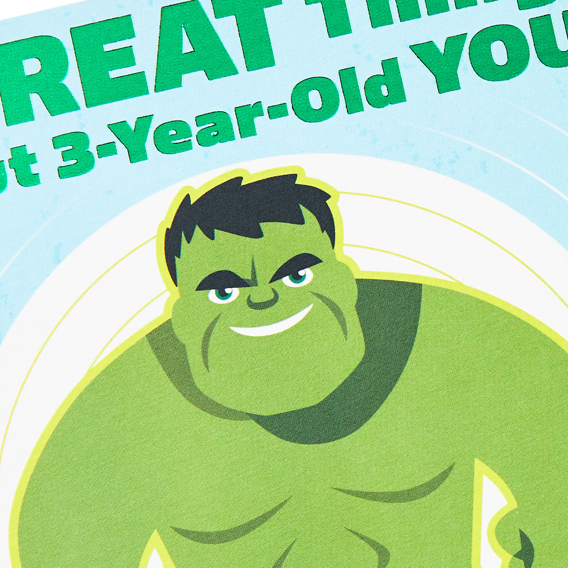 Marvel Avengers Hulk Pop-Up 3rd Birthday Card - Greeting Cards - Hallmark