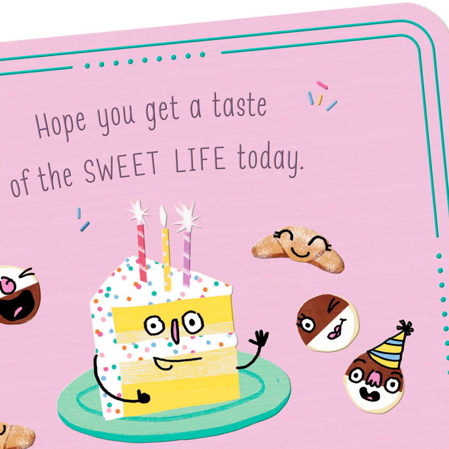 Sweet Treats Birthday Card for Her Card Front Detail image number 4