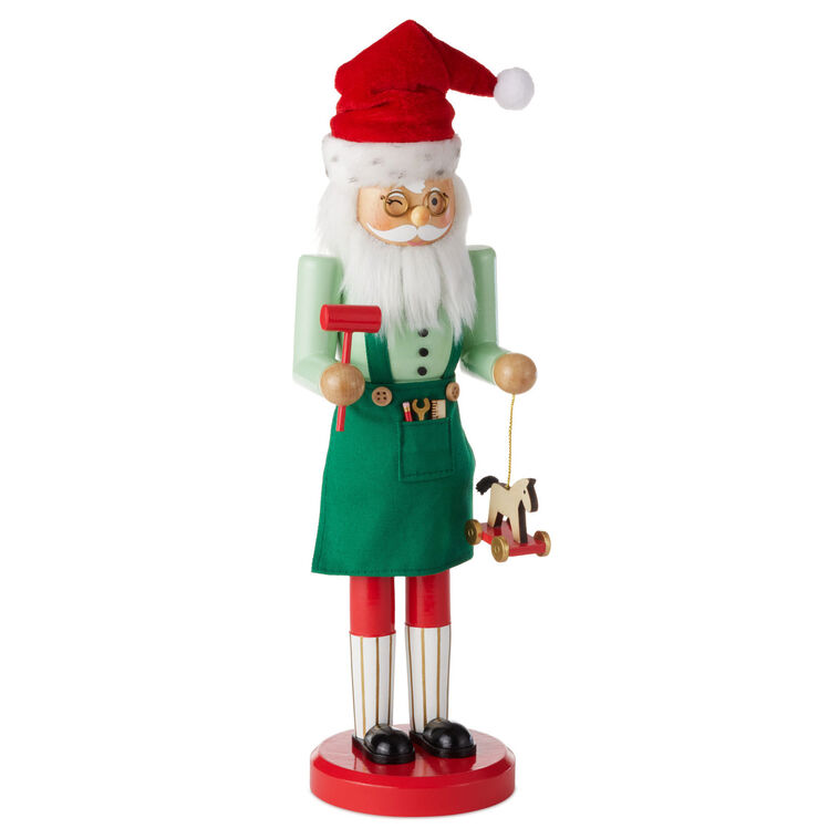 Toymaker Santa Nutcracker Figurine, 14" H