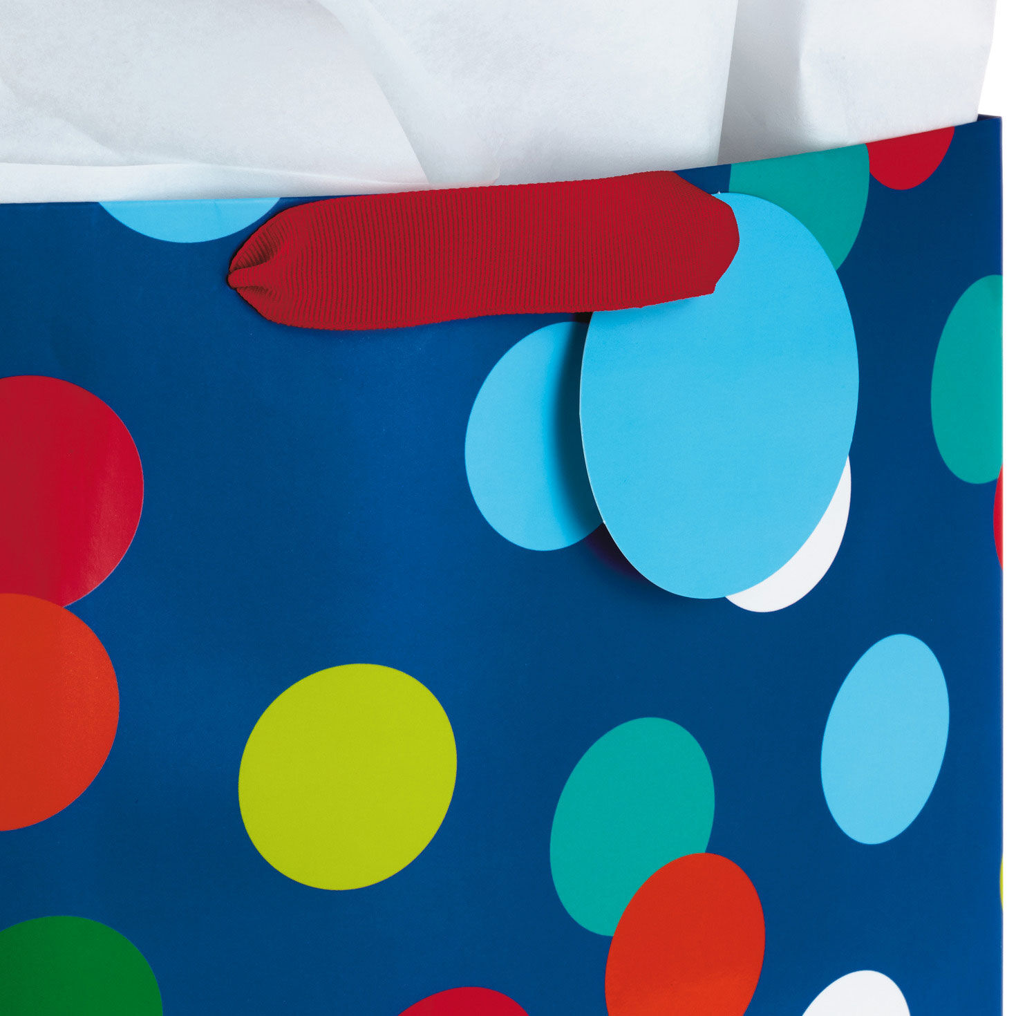 Colorful Geometrics Large and XL Gift Bags Trio upclose view image number 5