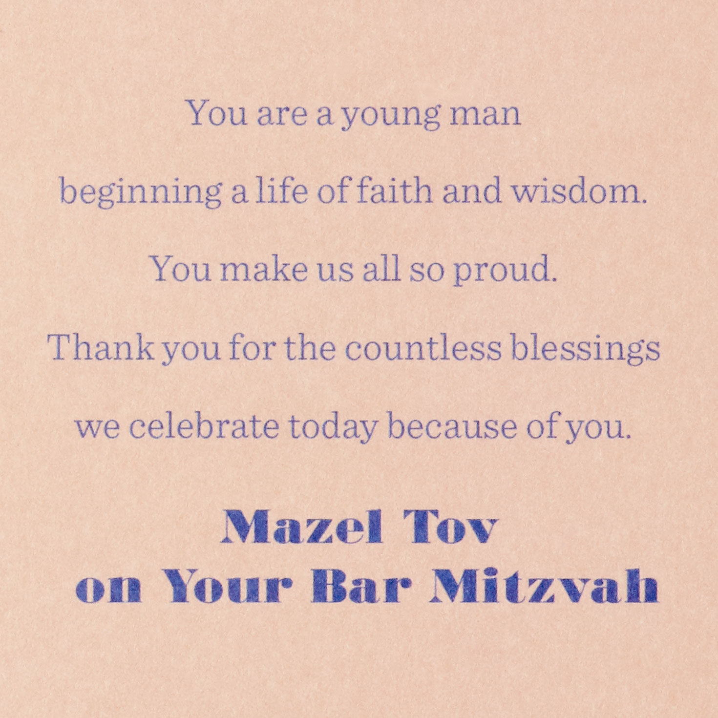 You Make Us All So Proud Bar Mitzvah Card for Grandson for only USD 3.99 | Hallmark