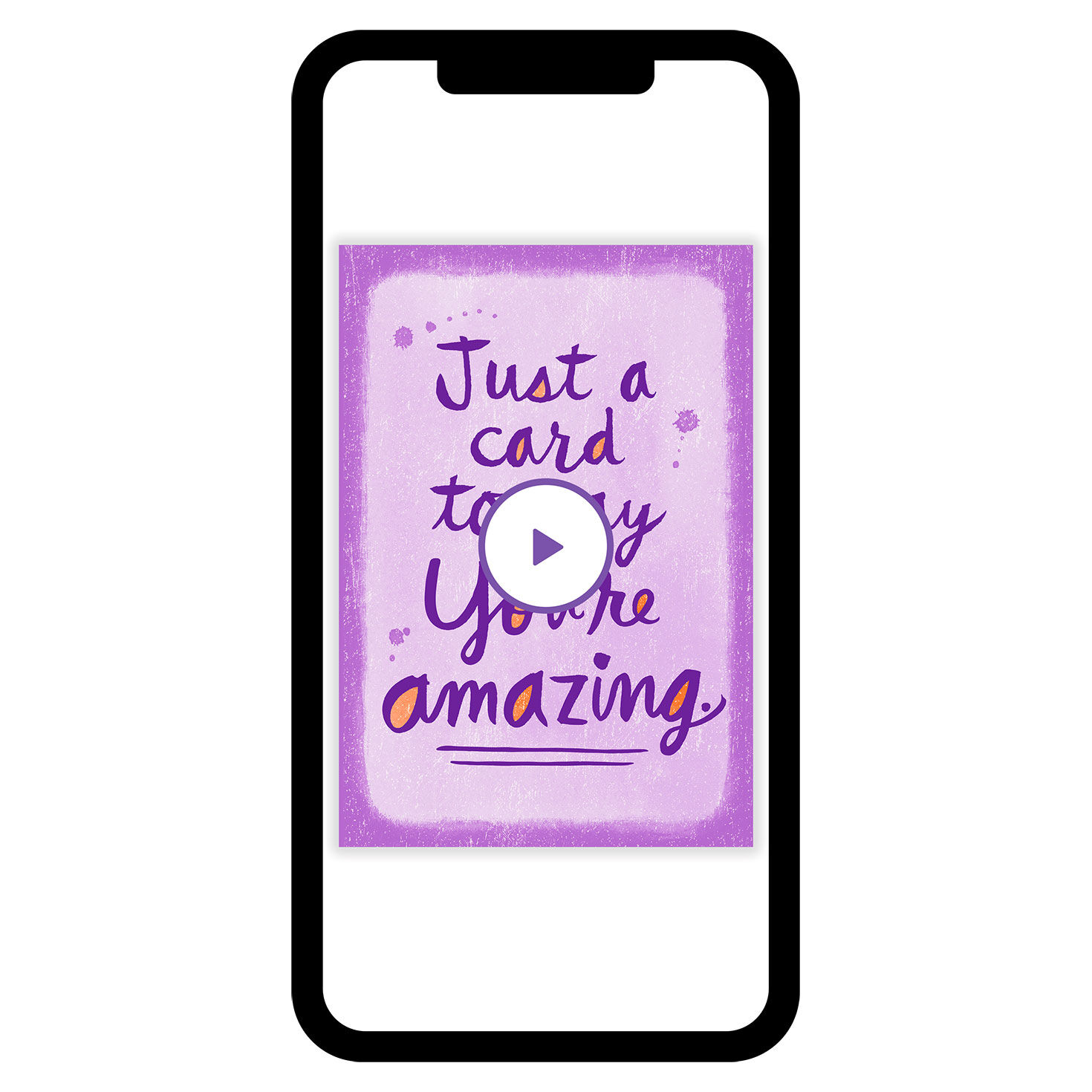 You're Amazing Thinking of You eCard