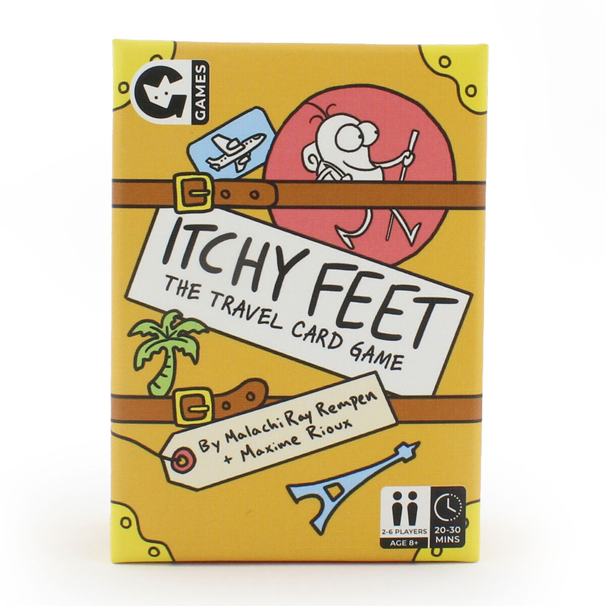 Itchy Feet Travel Card Game Puzzles & Games Hallmark