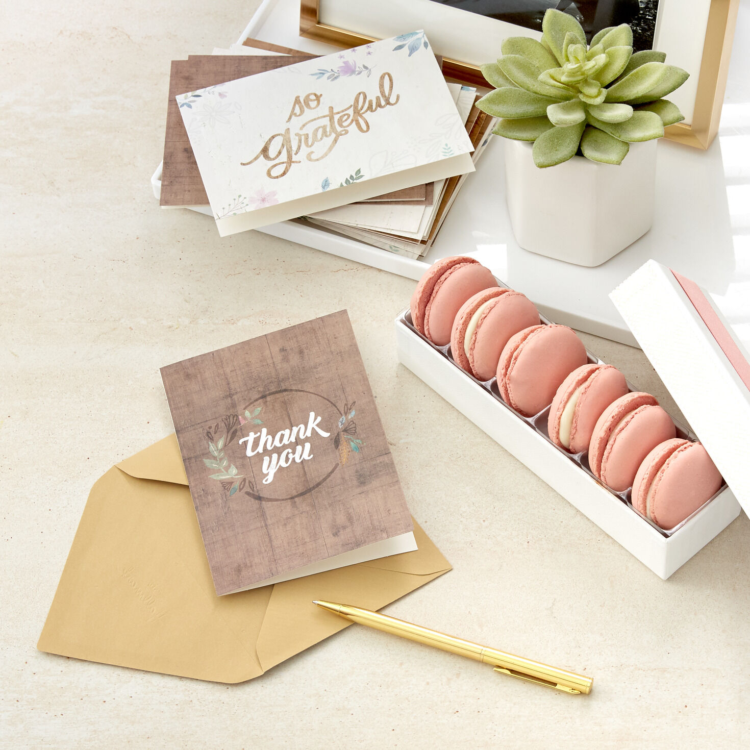 Rustic Chic Assorted Blank Thank-You Notes, Pack of 48, , large image number 7