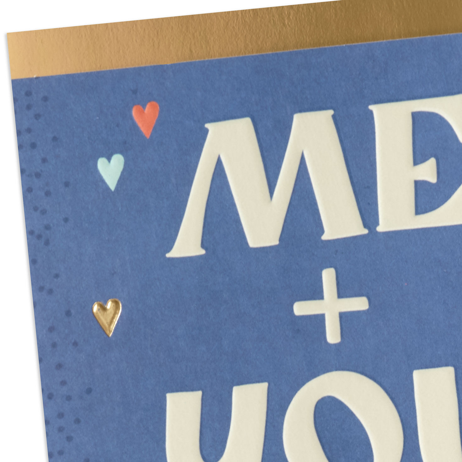 Me Plus You Forever Romantic Anniversary Card Card Front Detail image number 4