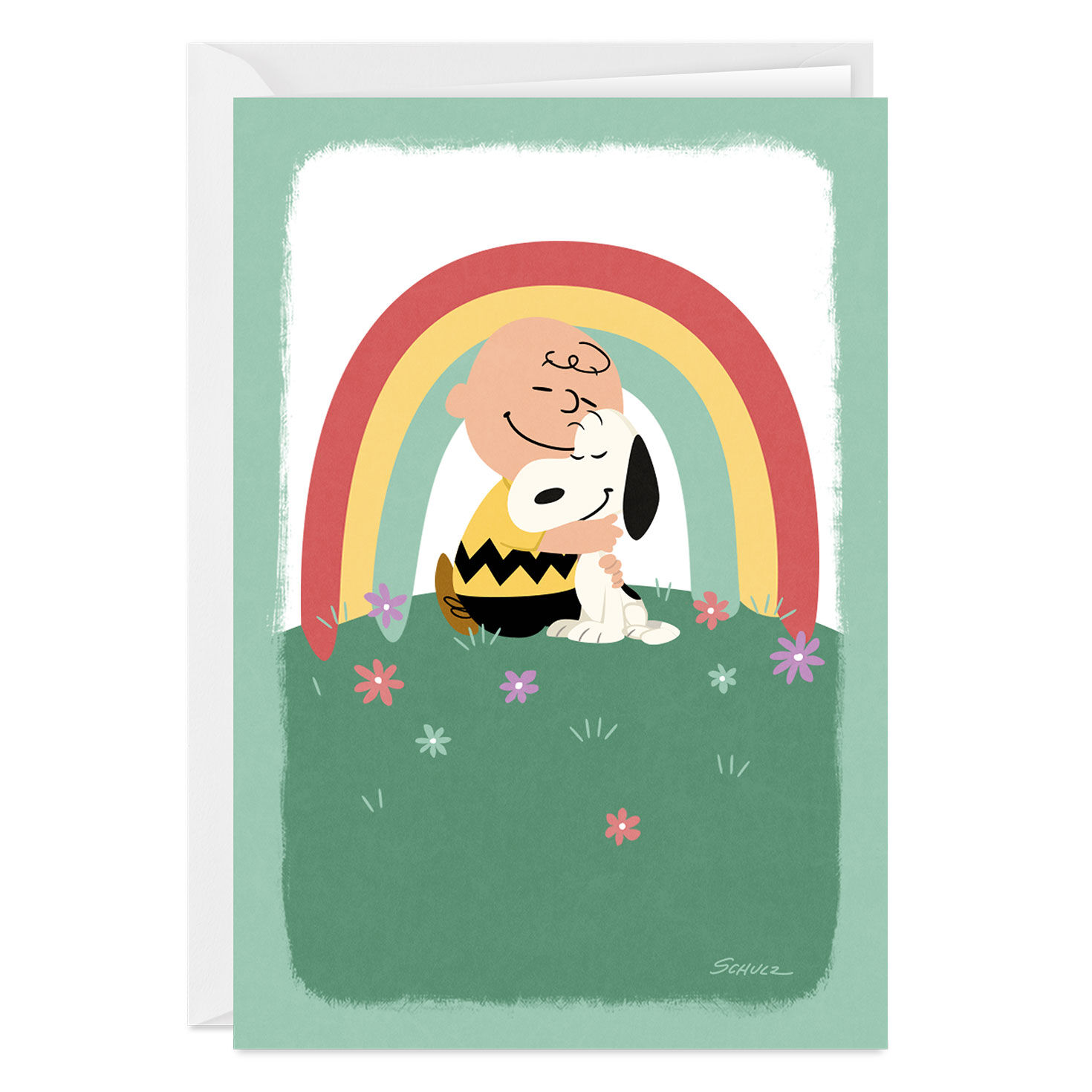 Peanuts® Snoopy Rainbow Custom Card