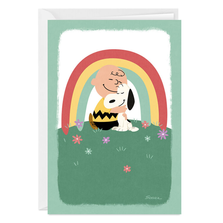 Peanuts® Snoopy Rainbow Custom Card