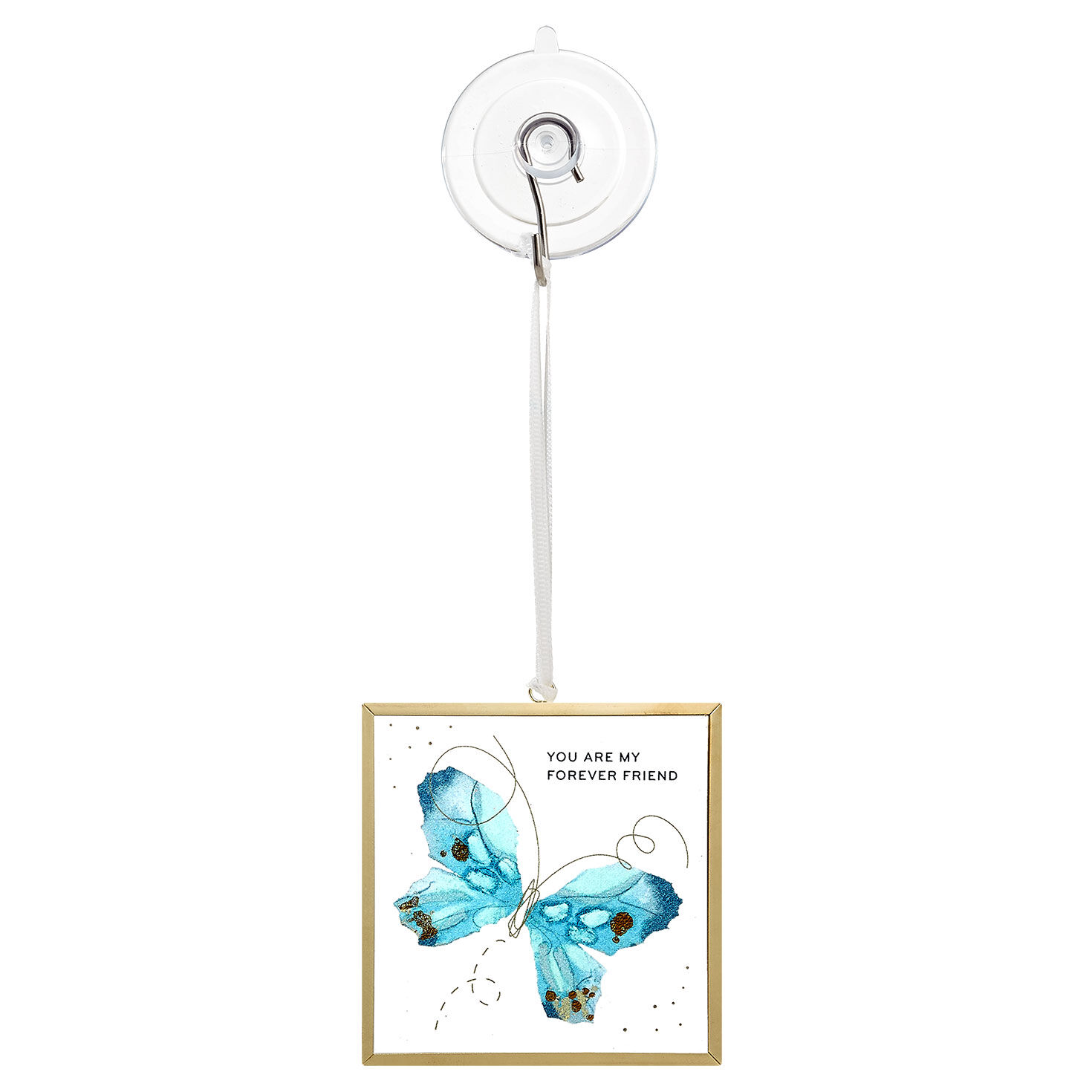 Demdaco Forever Friend Blue Butterfly Suncatcher