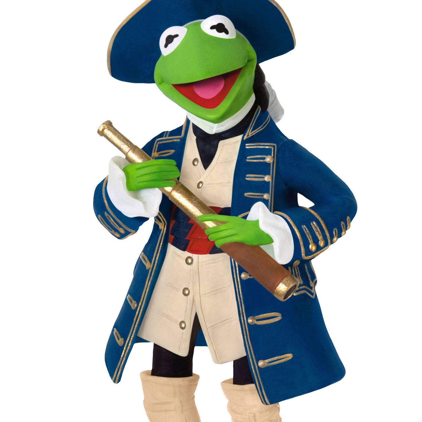 Muppet Treasure Island Kermit Keepsake Ornament closeup view image number 5