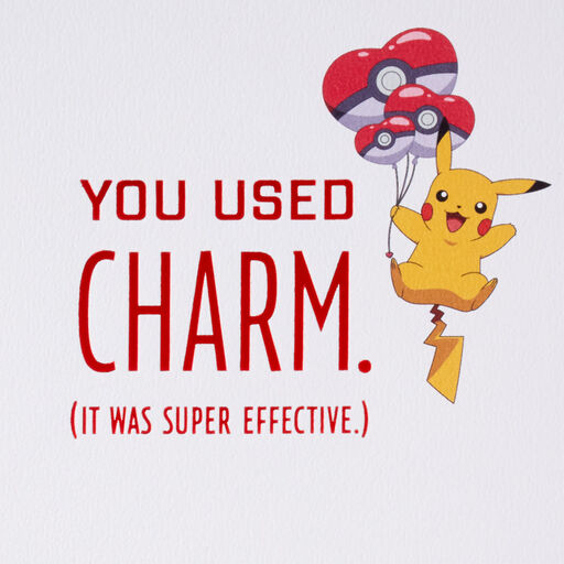 Pokémon Pikachu I Choose You Love Card, 