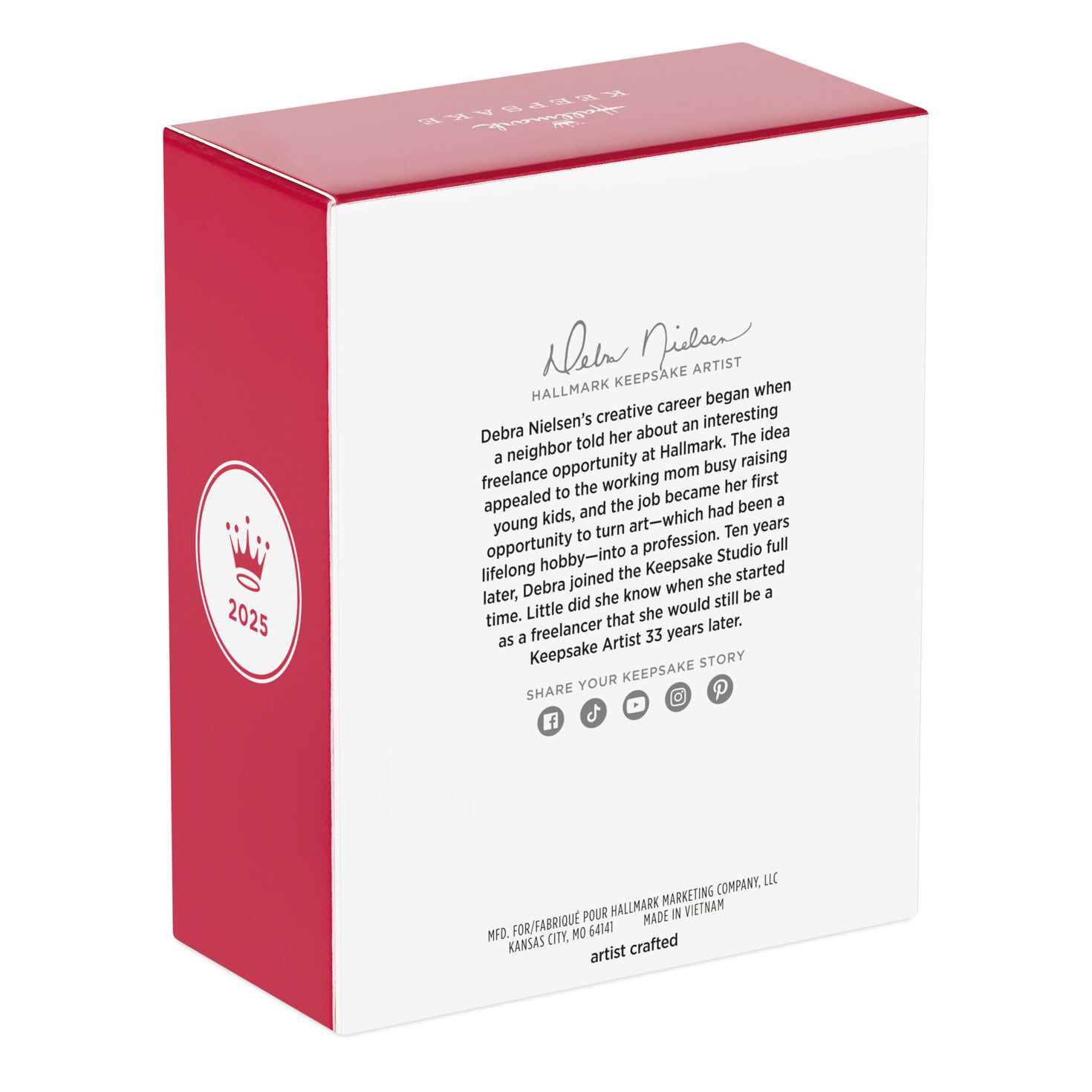 Seaside Unicorn Keepsake Ornament package back image number 8