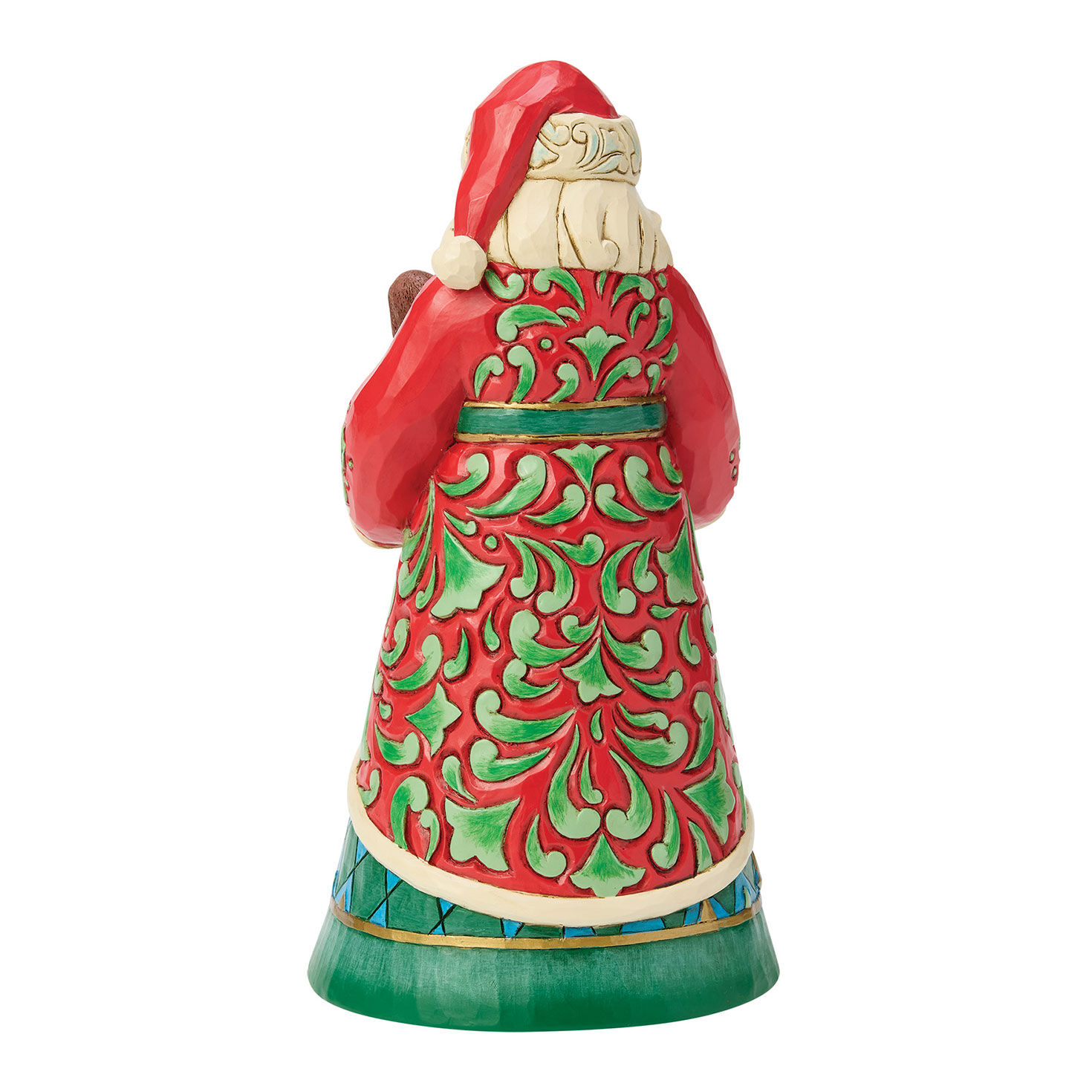 Santa Holding Animals Jim Shore Statue Back image number 2