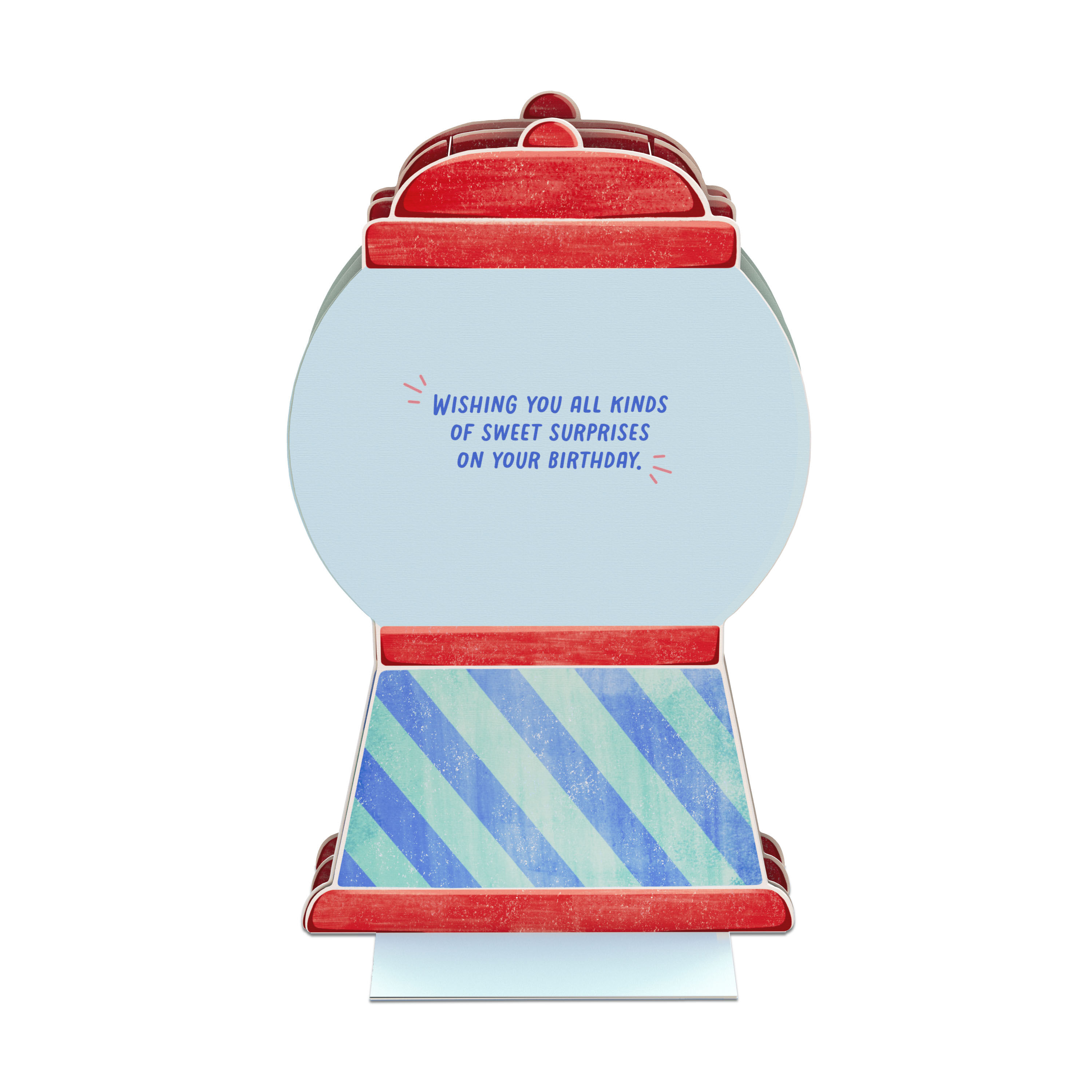 Sweet Surprises Gumball Machine Musical 3D Pop-Up Birthday Card, , large image number 2