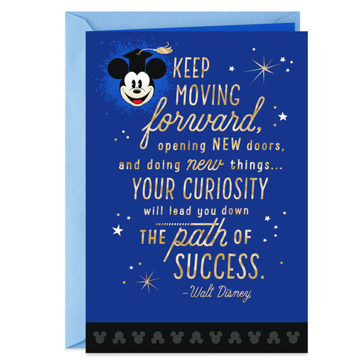 Disney Mickey Mouse Follow Your Heart Graduation Card, 