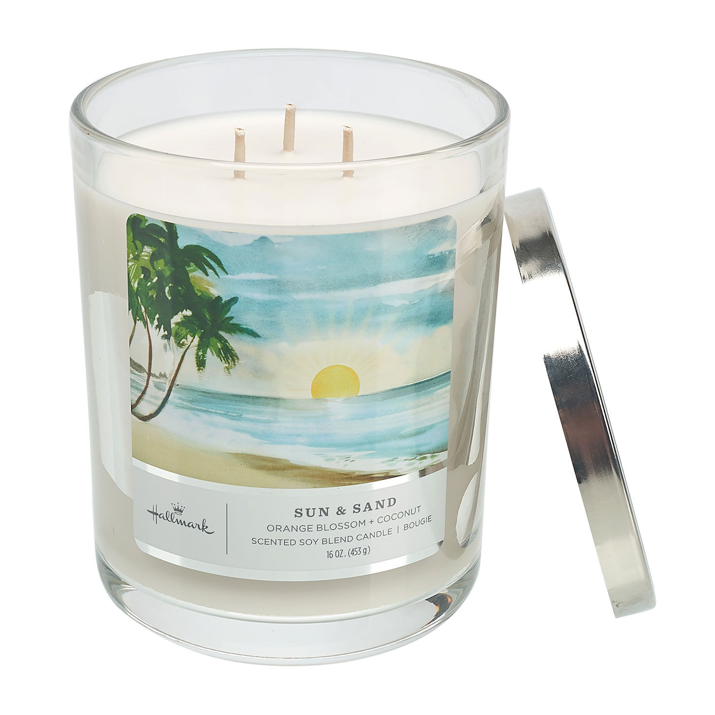 Sun and Sand Scented 3-Wick Candle, 16 oz. for only USD 29.99 | Hallmark