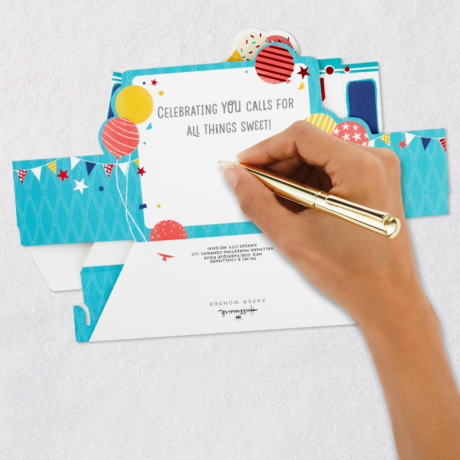 Celebrating You Ice Cream Truck 3D Pop-Up Card, , large image number 6