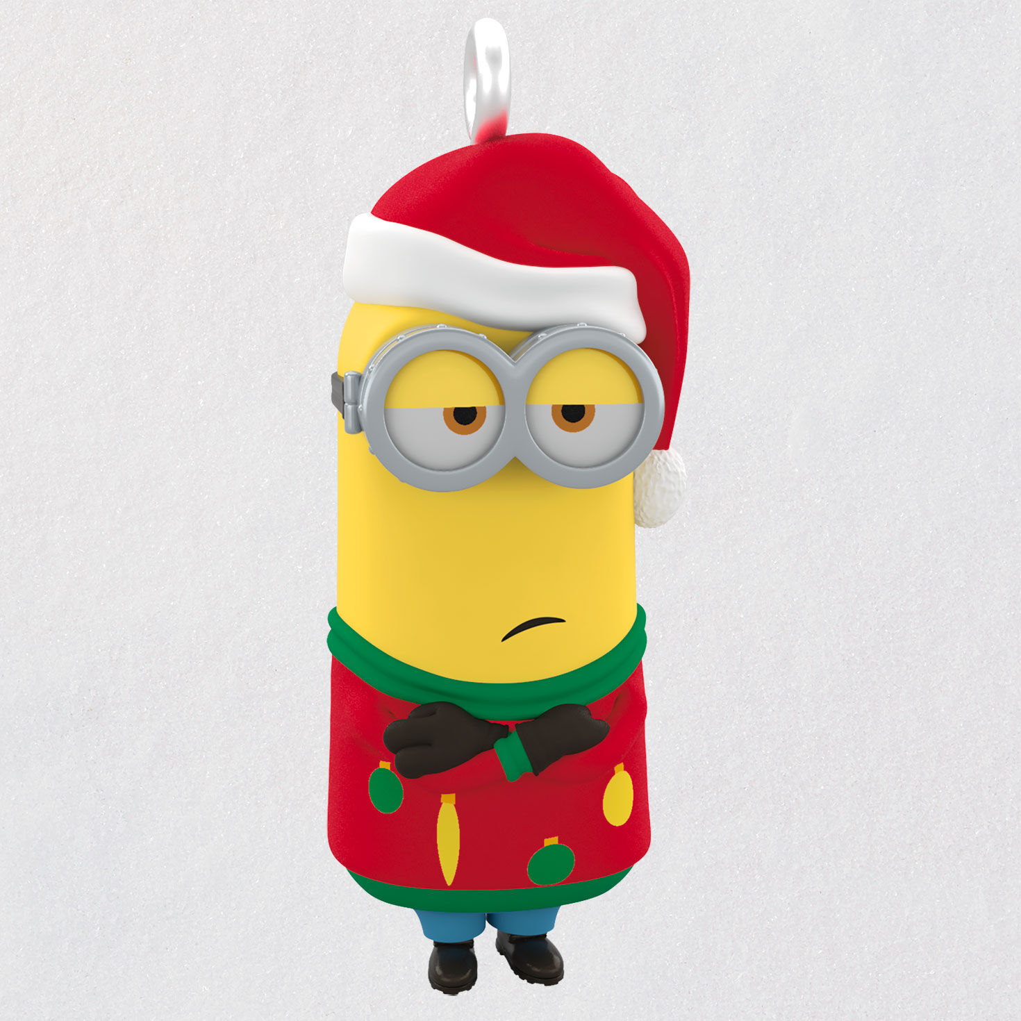 Hallmark Minions Kevin in Christmas Sweater Christmas Ornament 