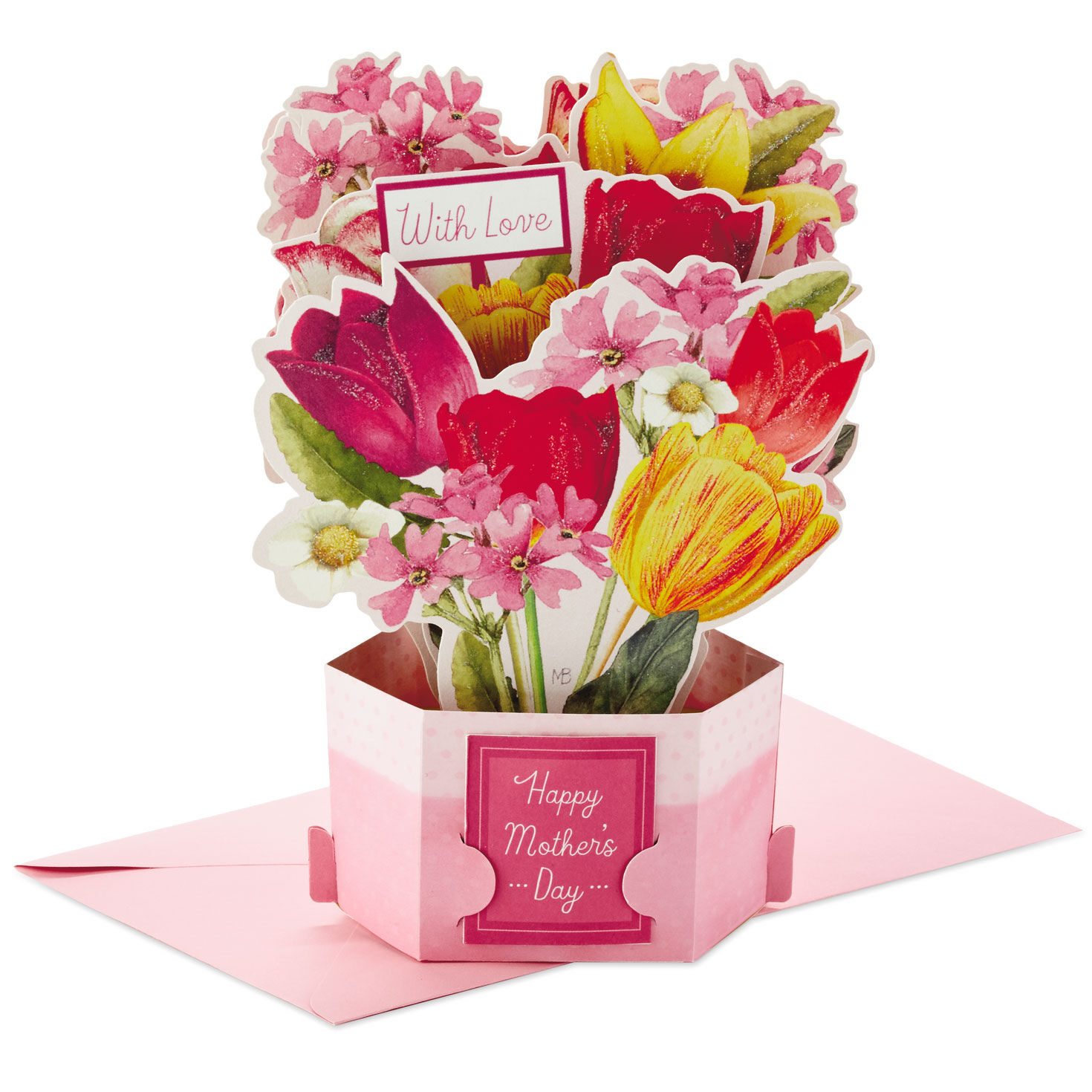 Marjolein Bastin Flower Bouquet 3D Pop-Up Mother's Day Card