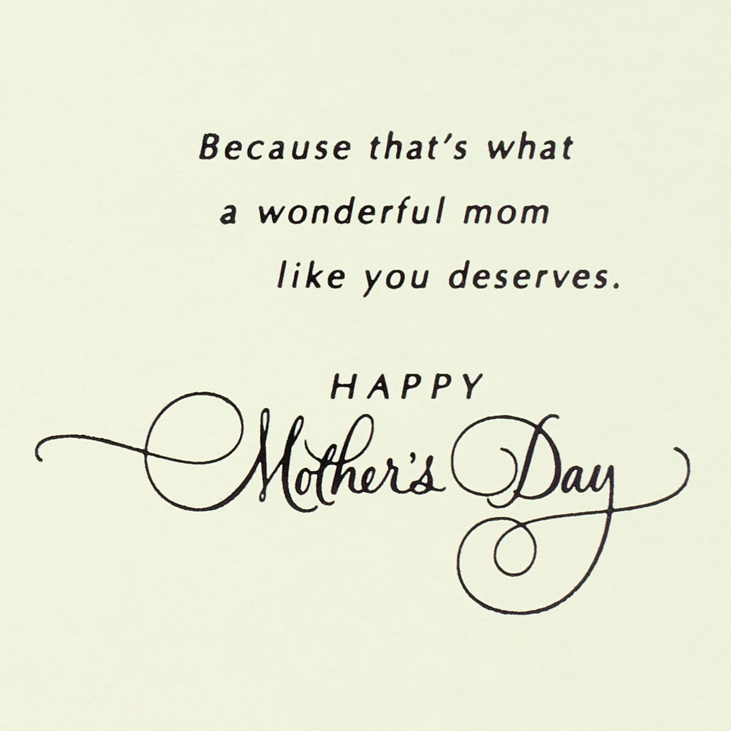 Vintage Butterfly and Flowers Mother's Day Card sentiment image number 3