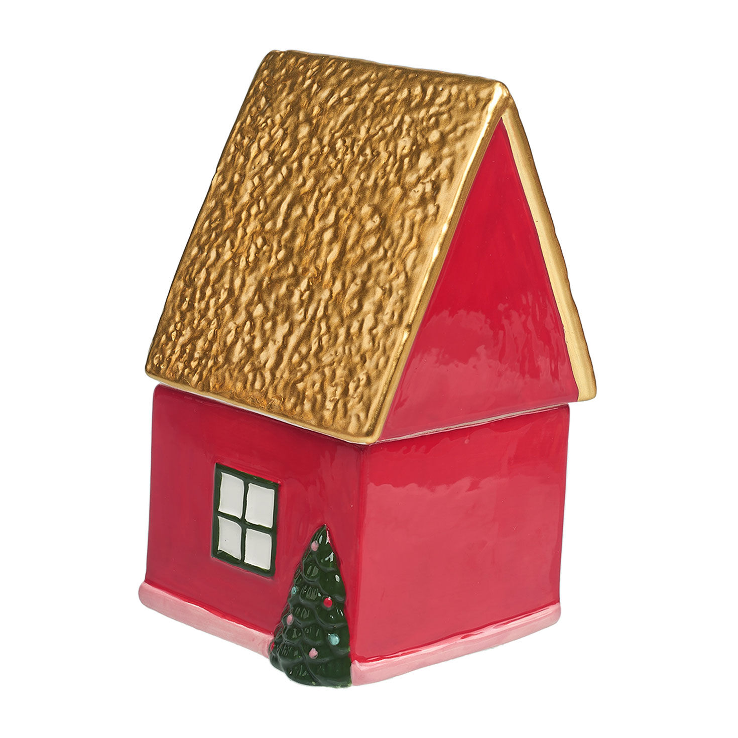 Vanilla Cinnamon Crunch Scented Ceramic Red House Candle for only USD 16.99 | Hallmark