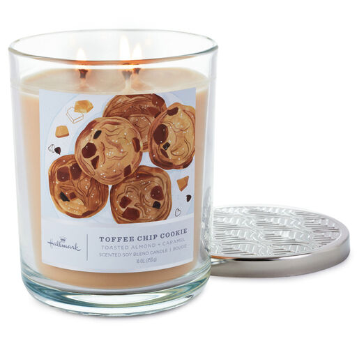Toffee Chip Cookie 3-Wick Jar Candle, 16 oz., 