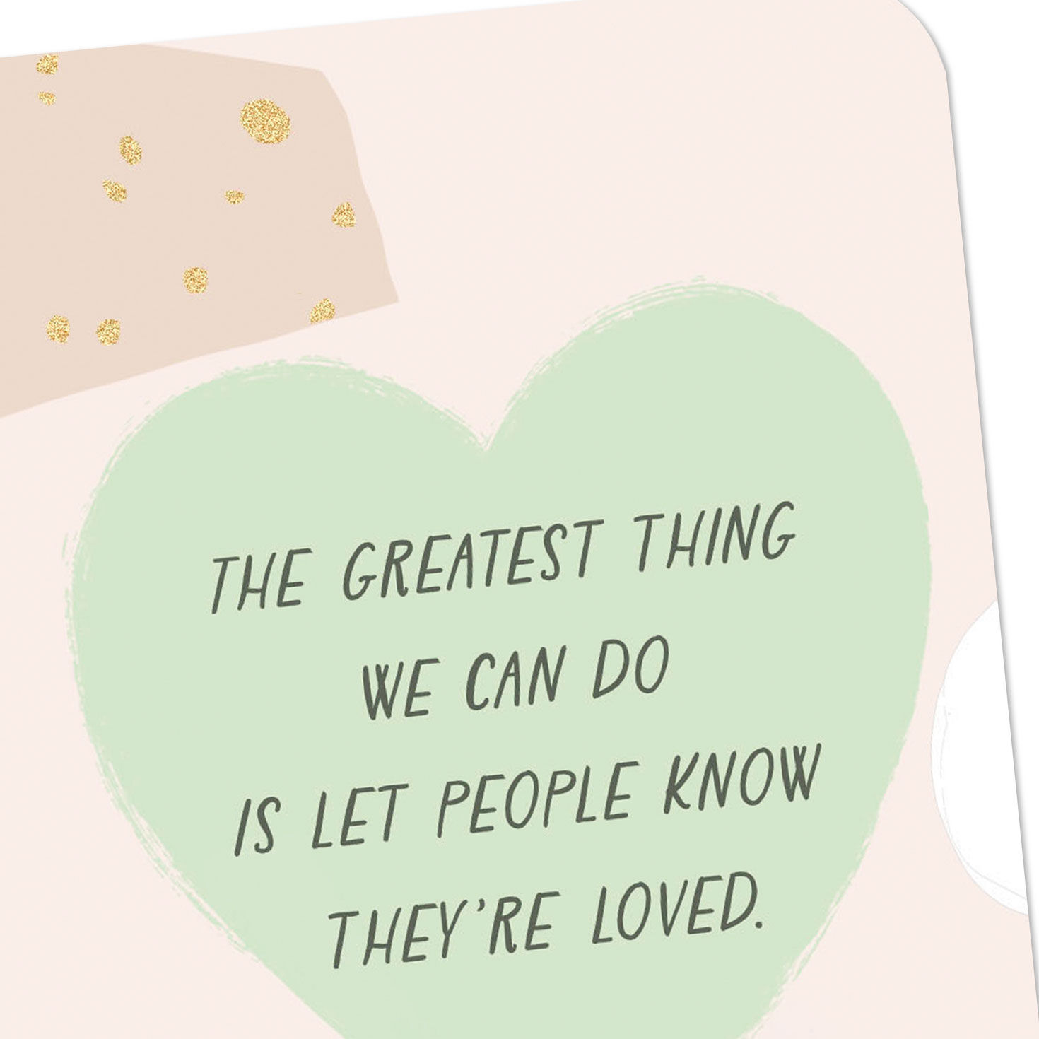 Heart and Abstract Shapes Love Card Card Front Detail image number 4