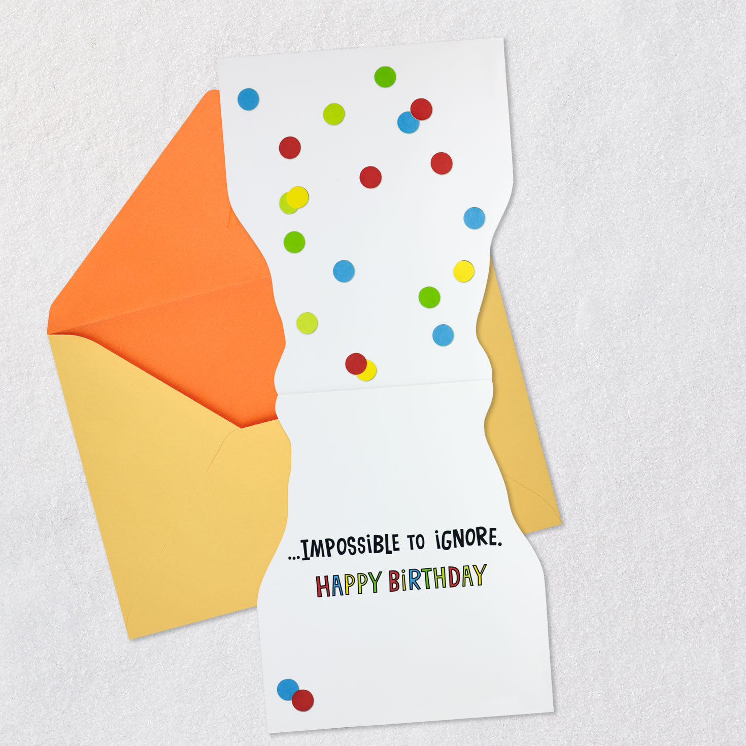 Pug Dog Party Farts Birthday Card Open card with envelope image number 3