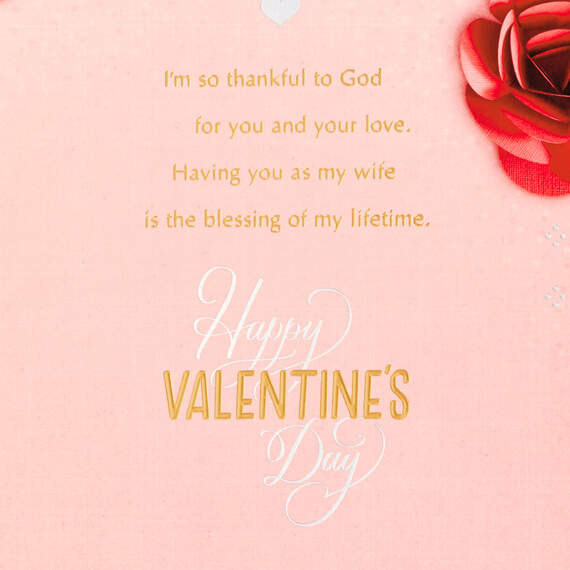 God Is Good Valentine's Day Card for Wife, , large image number 3