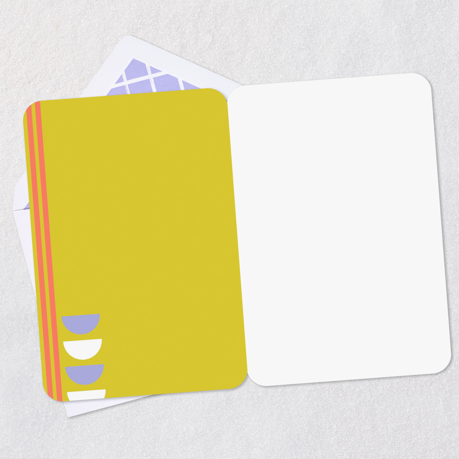 Mod Graphics Blank Congratulations Card Open card with envelope image number 2