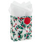 6.5" Winter Greenery Small Christmas Gift Bag With Tissue Paper, , large image number 1