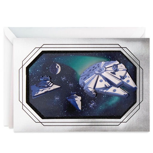 Star Wars™ Millennium Falcon™ Birthday Card, 