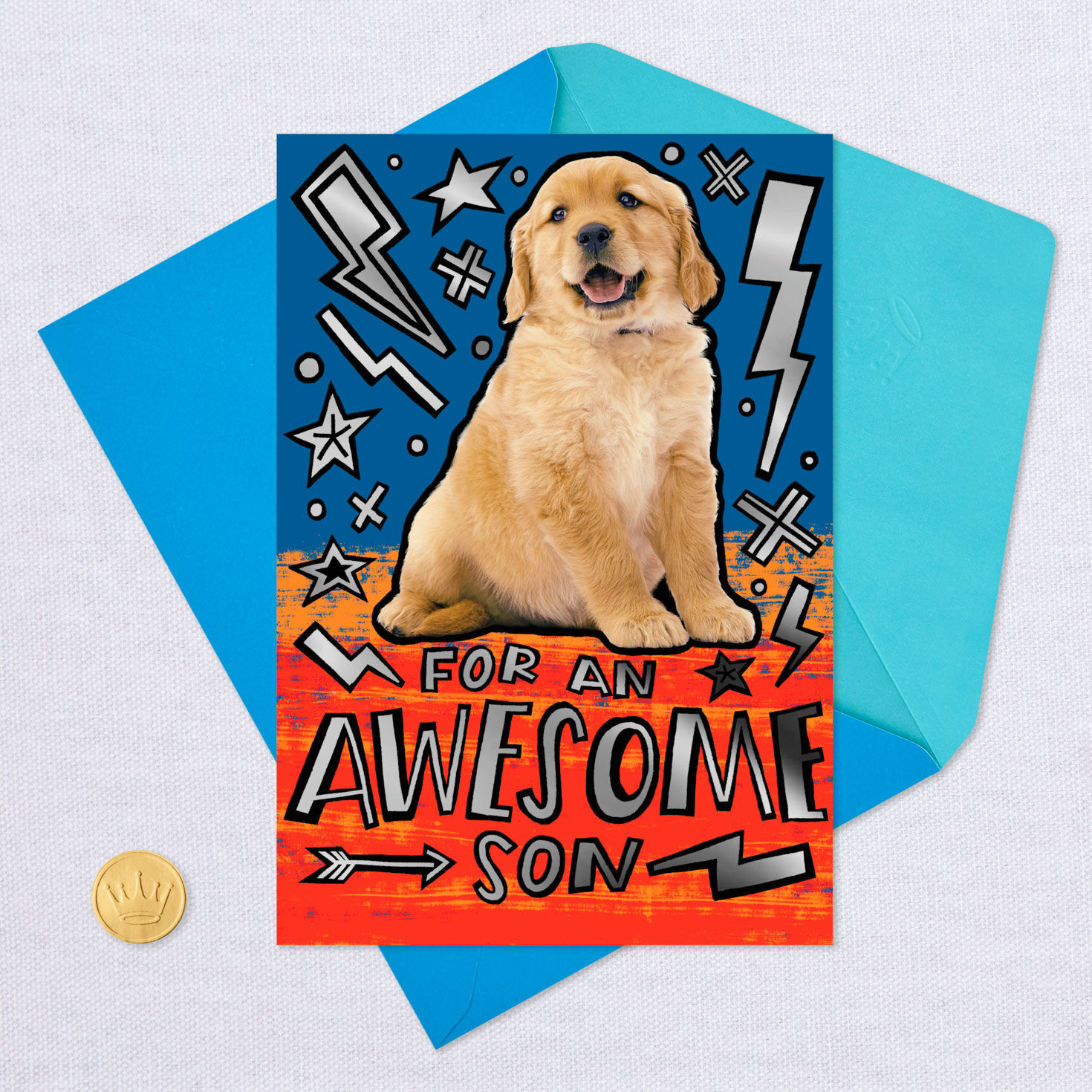 For an Awesome Son Puppy Dog Birthday Card for only USD 2.99 | Hallmark