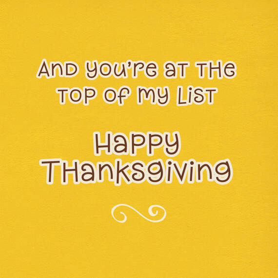 Peanuts® Snoopy Count My Blessings Thanksgiving Card, , large image number 2