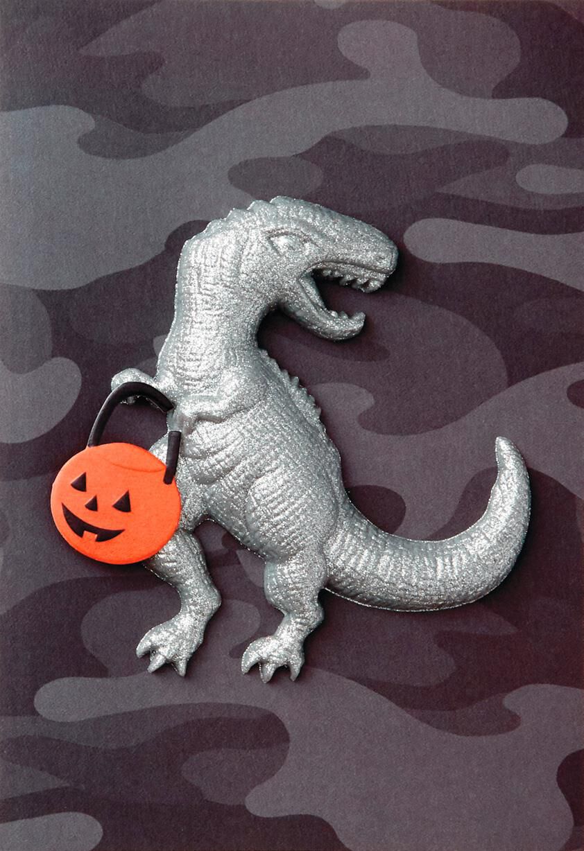 T-Rex Halloween Card