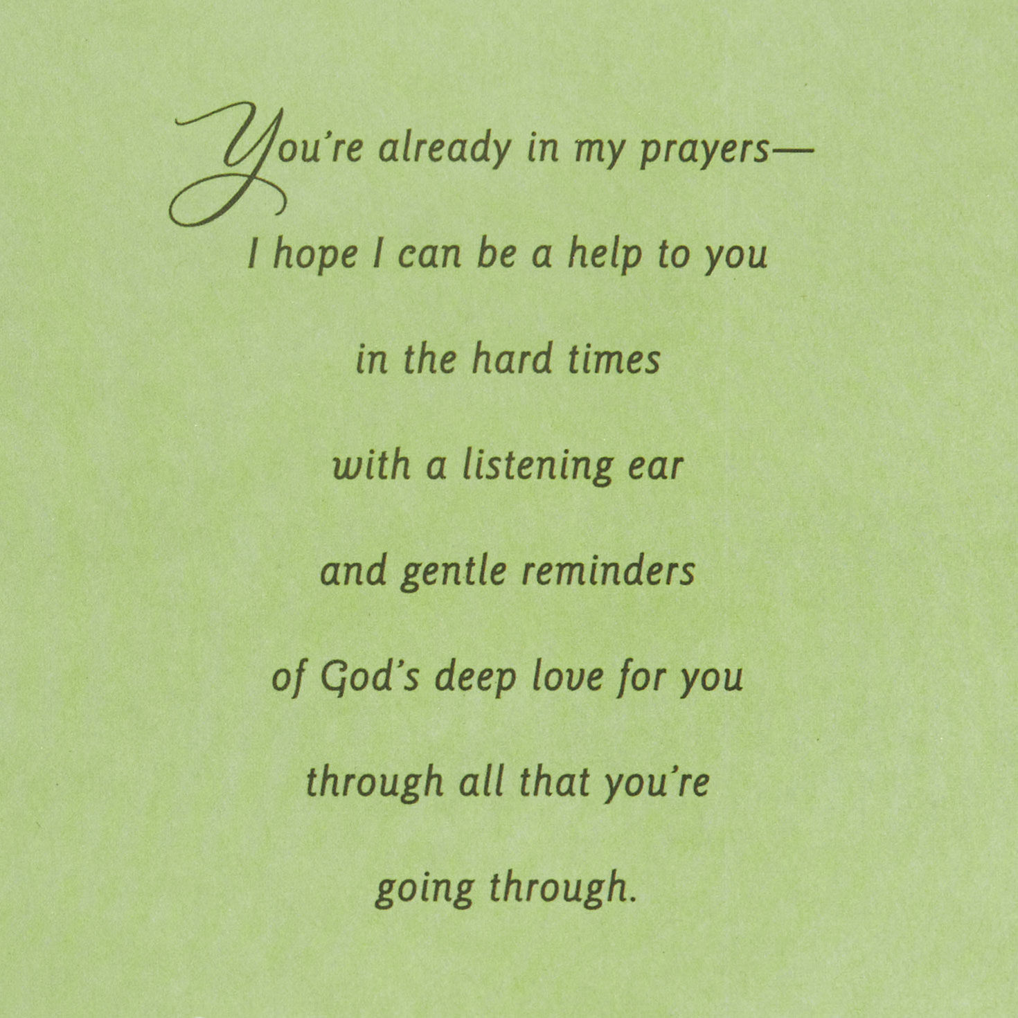 White Flowers Religious Sympathy Card for Loss of Baby Sentiment image number 2