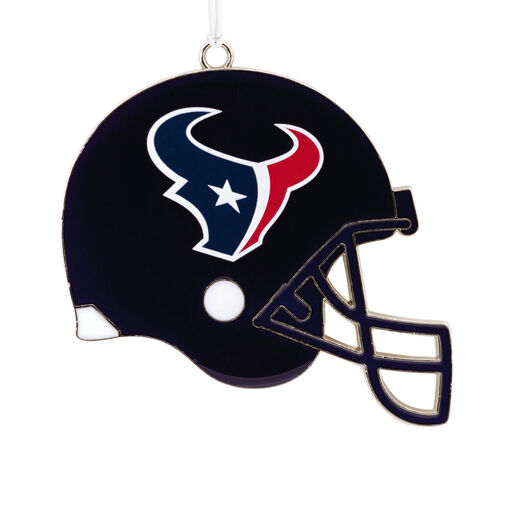 NFL Houston Texans Football Helmet Metal Hallmark Ornament, 
