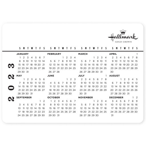 2023 Hallmark Pocket Calendar, 