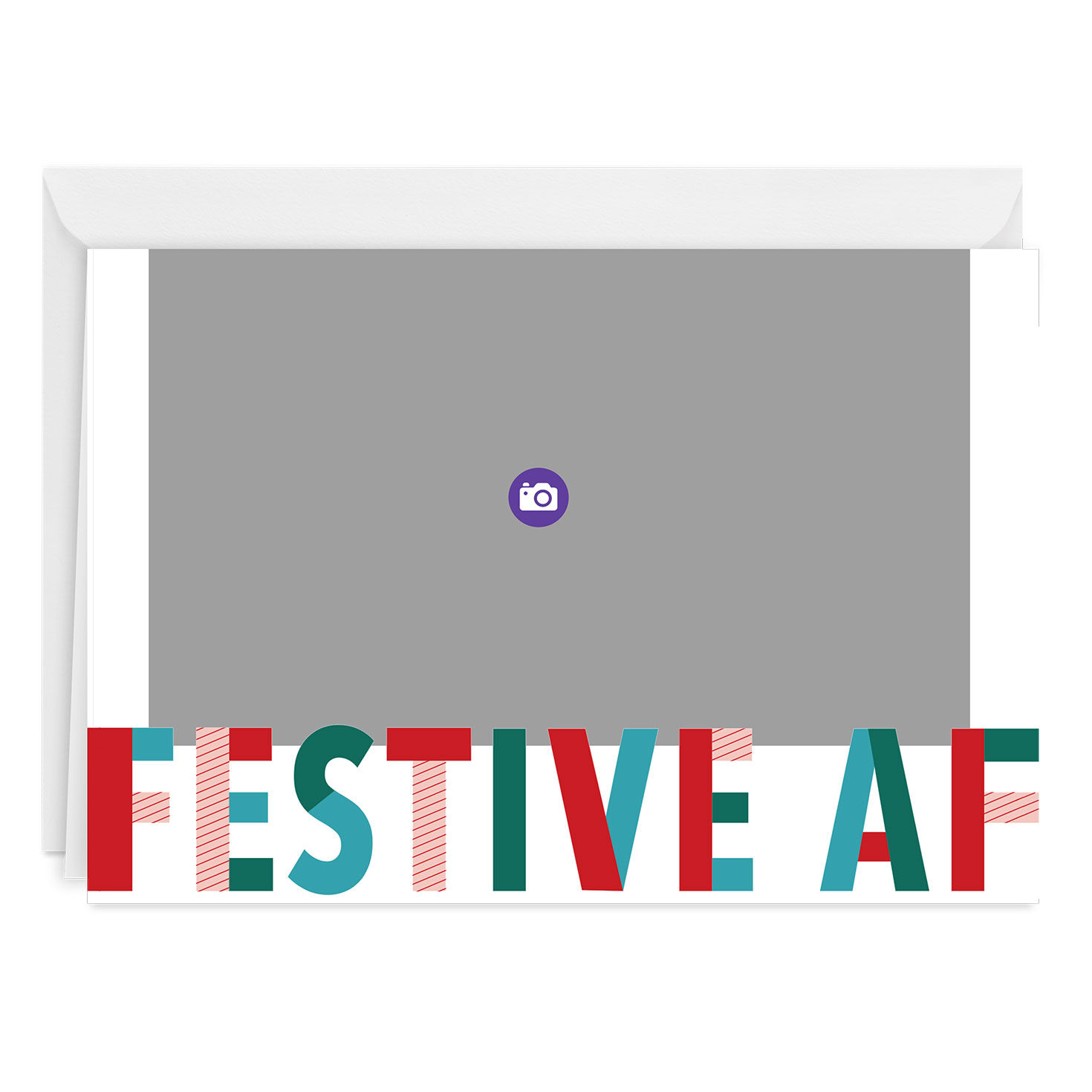 Festive AF Funny Custom Christmas Card, , large image number 3