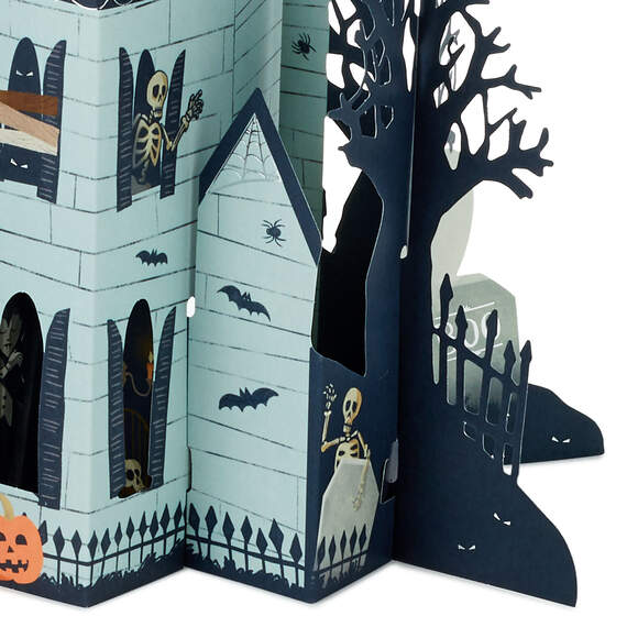 Jumbo Haunted House 3D Pop-Up Halloween Card, , large image number 4