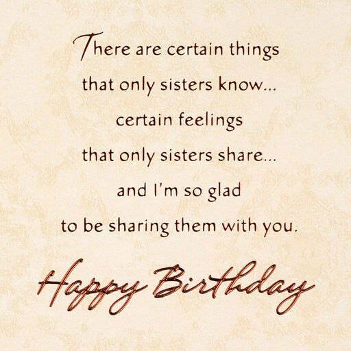 More Than Just Family Birthday Card for Sister, 