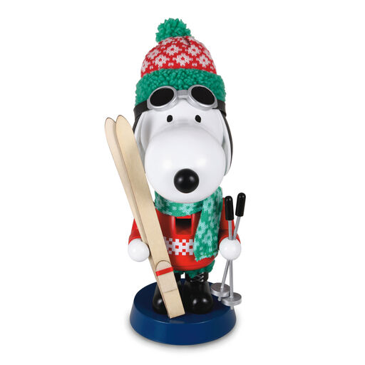 Peanuts® Ski Lodge Snoopy Holiday Nutcracker Figurine, 9", 