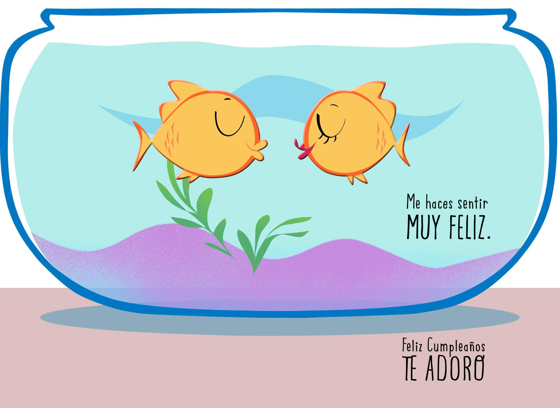 You Make Me Happy Spanish Language Husband Birthday Card