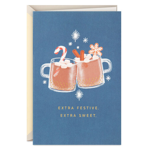 Two Cups of Hot Cocoa Holiday Card, 