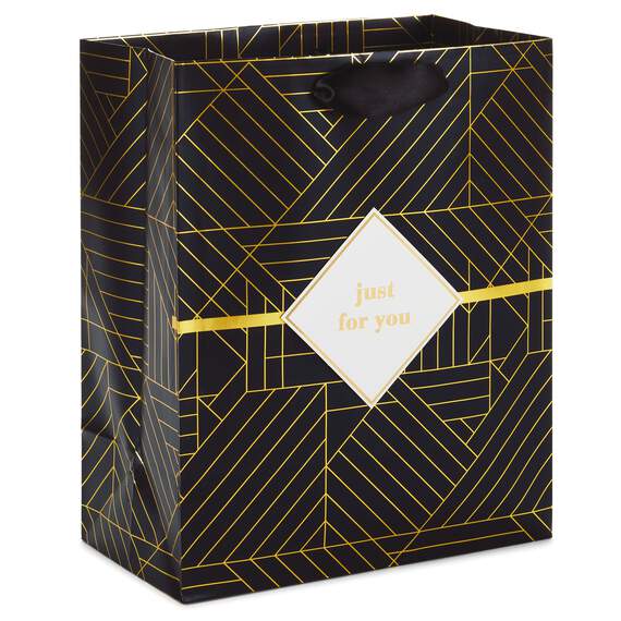 9.6" Just for You Geometric Gift Bag