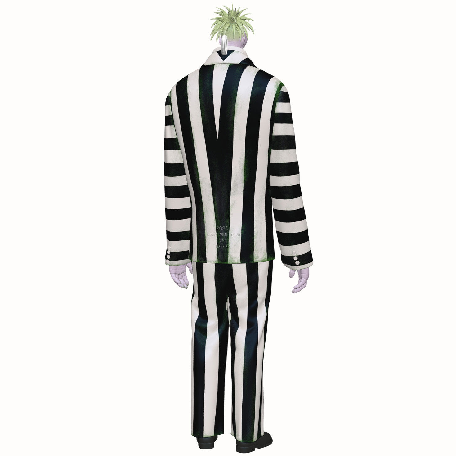 Bob as Beetlejuice Keepsake Ornament Back image number 6